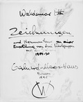 Cover: Zeichnungen und Kommentare zu einer Ausstellung von drei Werkgruppen aus den Jahren 1984-90 - Gerhard-Marcks-Stift.