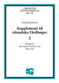 Cover: Supplement til islandske Ordb&oslash;ger - AQ-Vlg