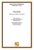 Cover: J&oacute;nsb&oacute;k: The Laws of Later Iceland - AQ-Vlg