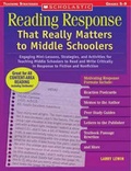 Cover: Reading Response That Really Matters to Middle Schoolers - Teaching Resources