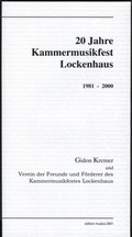 Cover: 20 Jahre Kammermusikfest Lockenhaus - Kurpf&auml;lzischer Verlag