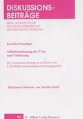 Cover: Selbstbestimmung der Frau und Verfassung - Offizin Hannover