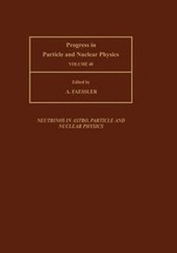 Enlarge image Cover: Neutrinos in Astro, Particle and Nuclear Physics - Elsevier
