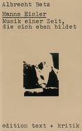Cover: Hanns Eisler - edition text + kritik