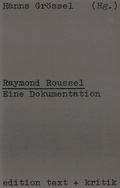 Cover: Raymond Roussel - edition text + kritik