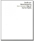 Cover: Strasse der Menschenrechte. Dani Karavan / Way of Human Rights. Dani Karavan - Arbeitskreis selbst&auml;ndiger Kultur-Inst.