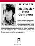 Cover: Die Ehe der Ruth Gompertz - persona verlag