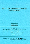 Cover: Ehe- und Partnerschaftsfragebogen - dgvt-Verlag
