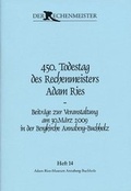 Cover: 450. Todestag des Rechenmeisters ADAM RIES - Adam-Ries-Bund