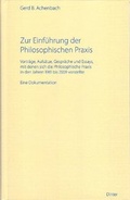 Cover: Zur Einf&uuml;hrung der Philosophischen Praxis - Dinter