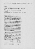 Cover: Auf der gezeigten Spur - Ziethen, Harry
