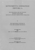 Cover: Die Urkunden Lothars III. und der Kaiserin Richenza - Monumenta Germaniae Historica