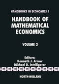 Cover: Handbook of Mathematical Economics: Volume 3 - North-Holland