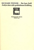 Cover: Der leere Stuhl - Friedenauer Presse