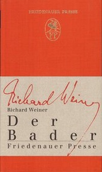 Enlarge image Cover: Der Bader - Friedenauer Presse