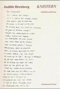 Cover: Knistern - Friedenauer Presse