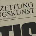 Cover: Kunstzeitung - Zeitungskunst - Weserburg Museum f&uuml;r moderne Kunst