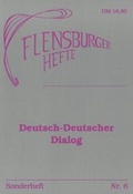 Cover: Deutsch-deutscher Dialog - Flensburger Hefte