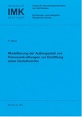 Cover: Modellierung der Au&szlig;engestalt von Personenkraftwagen zur Ermittlung eines Gestaltwerts - Universit&auml;t Stuttgart Institut f&uuml;r Konstruktionstechnik und Technisches Design