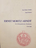 Cover: Ernst Moritz Arndt. Ein bibliographisches Handbuch 1769-1969 - Stadt Bonn Stadtarchiv