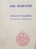 Cover: Der Maik&auml;fer. Zeitschrift f&uuml;r Nichtphilister, Bd. 3: Jahrgang 1843 - Stadt Bonn Stadtarchiv