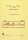 Cover: Liedkompositionen - Musikverlag Zimmermann