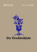 Cover: Der Druckbuchstabe - Bund f&uuml;r deutsche Schrift und Sprache
