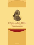 Cover: Johann Adam Hiller - E. Reinhold Verlag