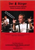 Cover: Der B&uuml;rger. Leonhard Frank (1923/24). Simon Kubisch (2012). - Leonhard-Frank-Gesellschaft