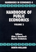 Cover: Handbook of Public Economics: Volume 2 - North-Holland