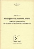Cover: Neologismen auf dem Pr&uuml;fstand - Egert, G