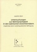 Cover: Untersuchungen zur Mehrsprachigkeit in den ladinischen Dolomitent&auml;lern - Egert, G