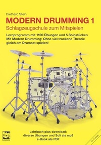 Abbildung von: Modern Drumming 1. Schlagzeugschule mit mp3 download zum Mitspielen - Leu-Vlg Wolfgang Leupelt