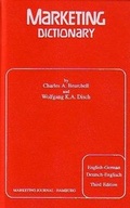 Cover: Marketing Dictionary - Marketing Journal