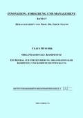 Cover: Organisationale Kompetenz - Institut f. angew. Innovationsforsch.