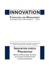 Enlarge image Cover: Innovation durch Prävention - Institut f. angew. Innovationsforsch.