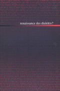 Cover: Renaissance des Dialekts? - EKW-Verlag