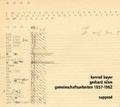Cover: Gemeinschaftsarbeiten 1957-1962 - suppos&eacute;