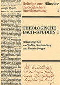 Cover: Theologische Bach-Studien I - Carus-Verlag