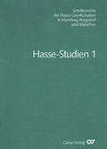 Cover: Hasse-Studien / Hasse-Studien 1 - Carus-Verlag