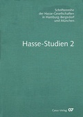 Cover: Hasse-Studien / Hasse-Studien 2 - Carus-Verlag