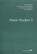 Cover: Hasse-Studien / Hasse-Studien 3 - Carus-Verlag
