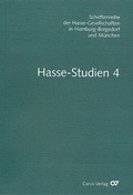 Cover: Hasse-Studien / Hasse-Studien 4 - Carus-Verlag