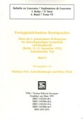 Cover: Akten des 2. gemeinsamen Kolloquiums der deutschsprachigen Lusitanistik... / Portugiesisch-basierte Kreolsprachen - TFM