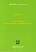 Cover: Neue Beitr&auml;ge zur portugiesischen Sprachwissenschaft - TFM
