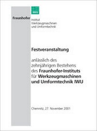 Enlarge image Cover: Proceedings of the 4th International Symposium on Investigations of Non-Linear Dynamic Effects in Production Systems - Wissenschaftliche Scripten