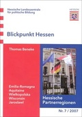 Cover: Hessische Partnerregionen - Hessische Landeszentrale f. polit. Bild.