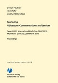 Cover: Managing Ubiquitous Communications and Services 2010 - multicon multimedia consulting