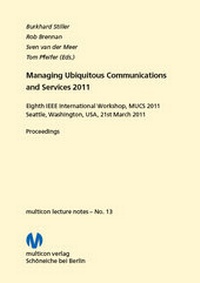 Abbildung von: Managing Ubiquitous Communications and Services 2011 - multicon multimedia consulting