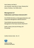 Cover: Management of Federations and Future Internet 2011 - multicon multimedia consulting
